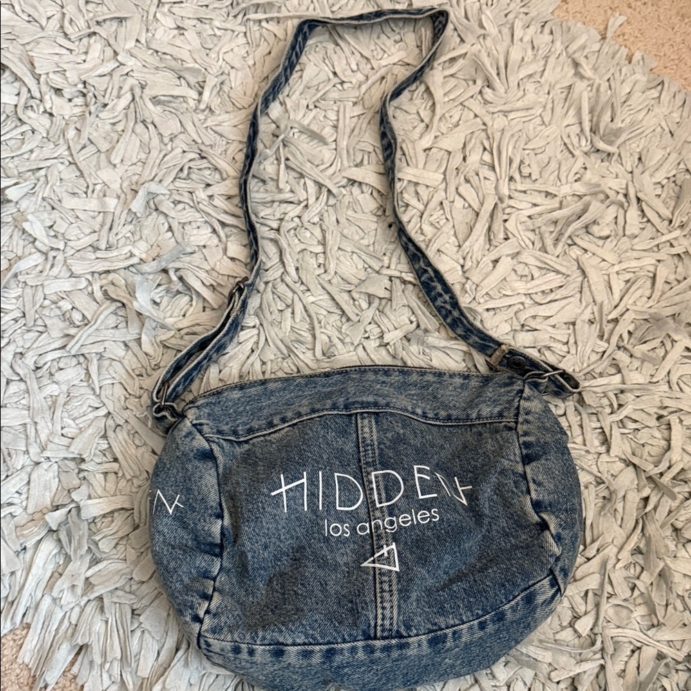 Hidden Los Angeles Denim Crossbody Bag
